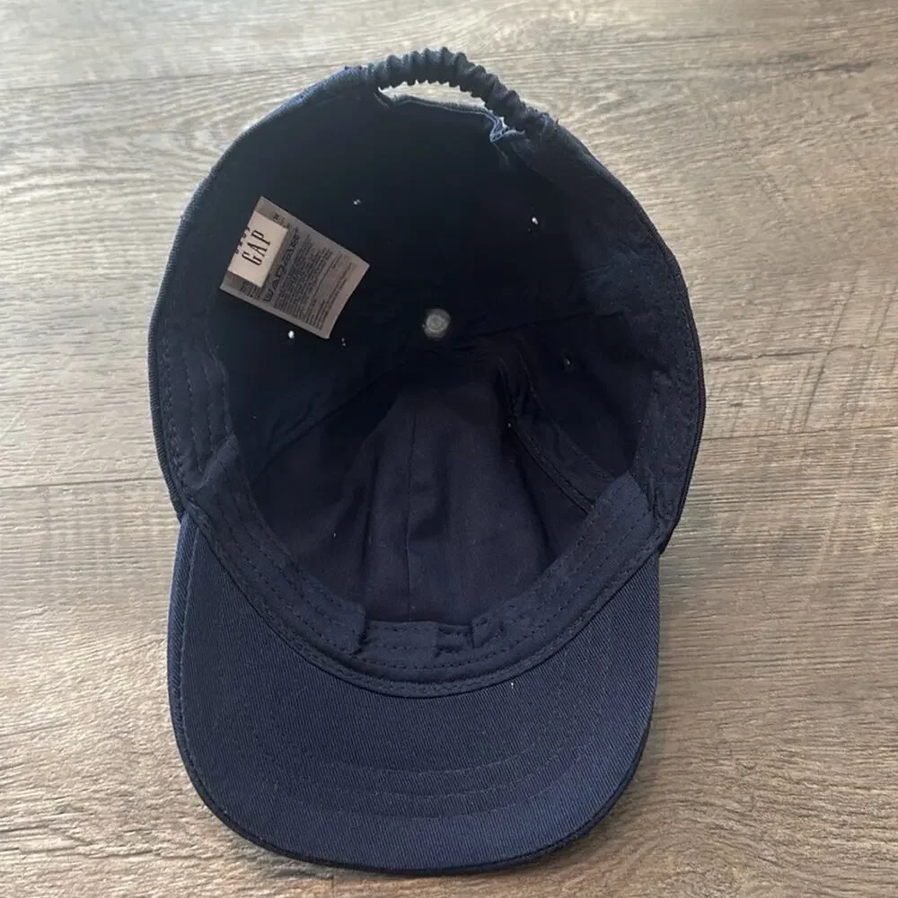 babyGAP‎ XS/S Navy Blue/Pink Felt Logo Baseball Cap